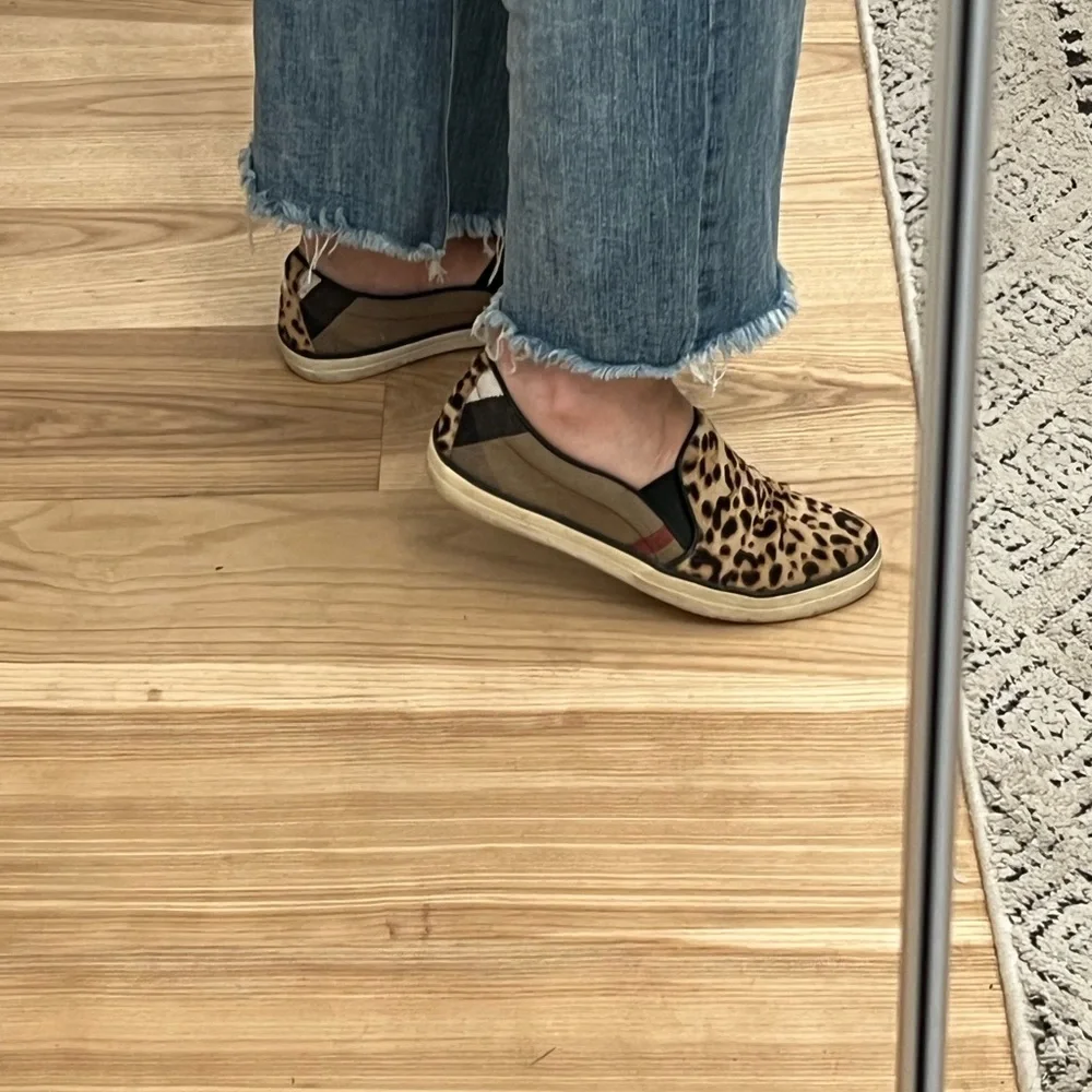 Burberry Leopard Print Flats shoes keds - Picture 3 of 13